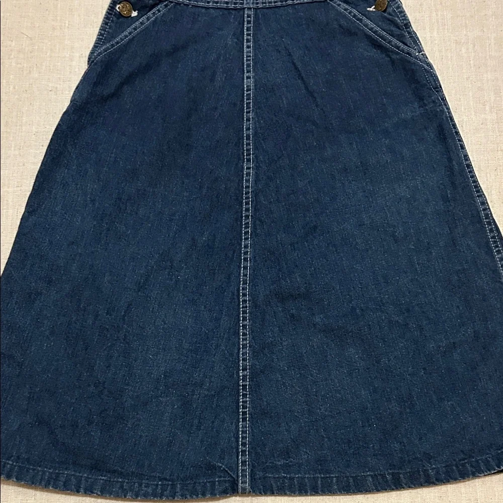 Vintage OshKosh B'gosh Dress Women’s/Youth 5 Blue Denim Overalls Western